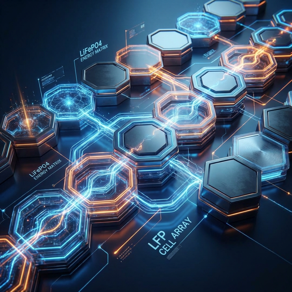 Battery cells illustration